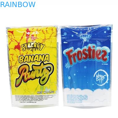 3.5g 7g CBD Kantong Kemasan Dupa Herbal Dengan Jendela Yang Jelas