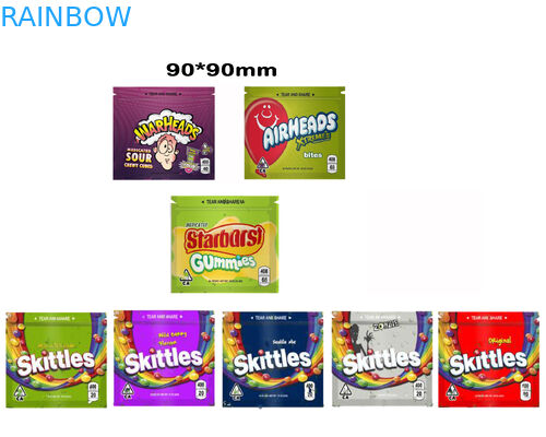 3.5g 7g CBD Kantong Kemasan Dupa Herbal Dengan Jendela Yang Jelas