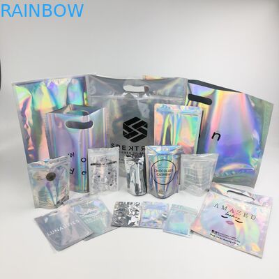 Foil Laminated CMYK Holographic Laser Bags Garment Packaging