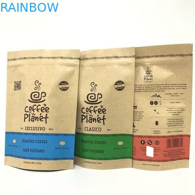 Kertas Kraft Warna Pantone MOPP VMPET 180 Micron Stand Up Pouch