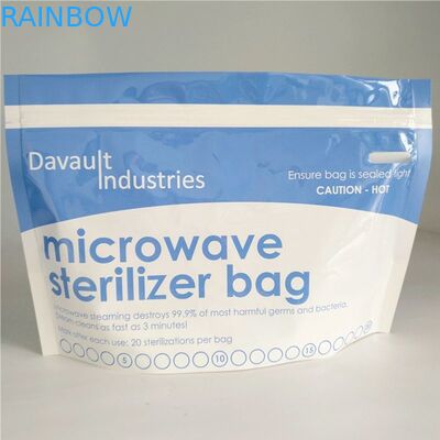 150 Micron PET Microwave Sterilizer Bags Untuk Botol Susu Bayi