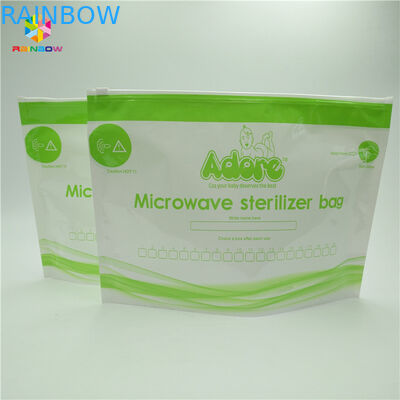 150 Micron PET Microwave Sterilizer Bags Untuk Botol Susu Bayi