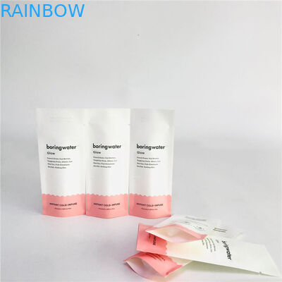 Tas Kertas Kraft Biodegradable Pencetakan Gravure yang Dapat Ditutup Kembali