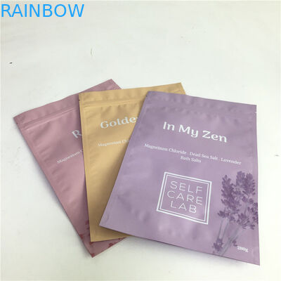 SGS Laminated OPP Stand Up Foil Bag Untuk Garam Mandi