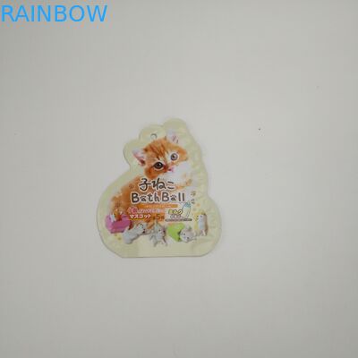 Tas kemasan makanan hewan peliharaan kelas makanan plastik yang disesuaikan kantong kemasan makanan ringan makanan kucing untuk anjing dengan logo yang disesuaikan