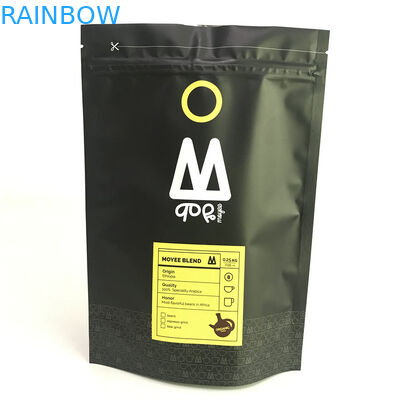 Custom Printed Matte Aluminium Foil Stand up Bags dengan Zipper Mylar Bags