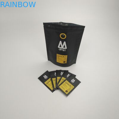 Stand Up 500g 1000g Food Grade Brown Matt Coffee Bag Kemasan Ramah Lingkungan Coffee Bean Bag Dengan Valve