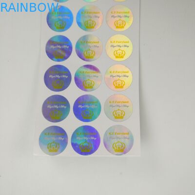 VMPET MOPP Stiker Pribadi Perekat Holografik Untuk Kotak