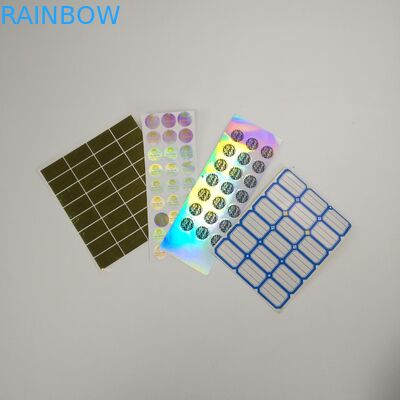 VMPET 60x60MM 20 Mikron Label Film Holografik Untuk Botol