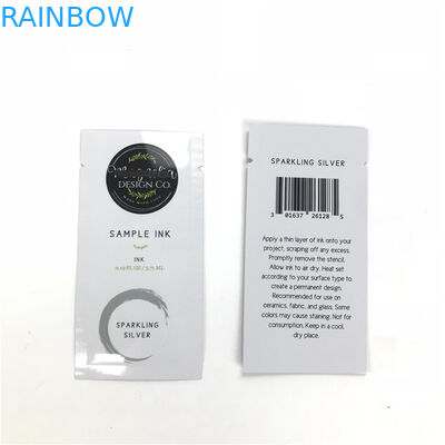 Kantong Sampel Kecil Sekali Pakai Khusus Untuk Pembersih Wajah Serum Mata Tiga Sisi Sealed Sachet Untuk Produk Rias