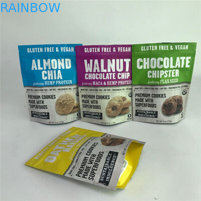 Digital Printing Resealable Matte Aluminium Foil Berdiri Tas Tas Kemasan Makanan