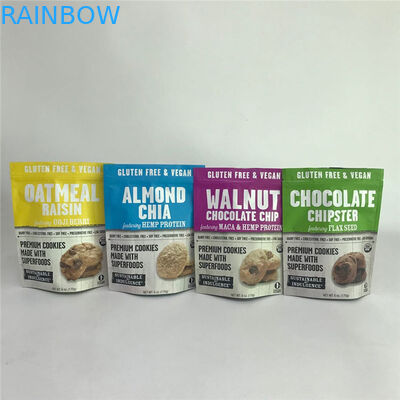 Digital Printing Resealable Matte Aluminium Foil Berdiri Tas Tas Kemasan Makanan