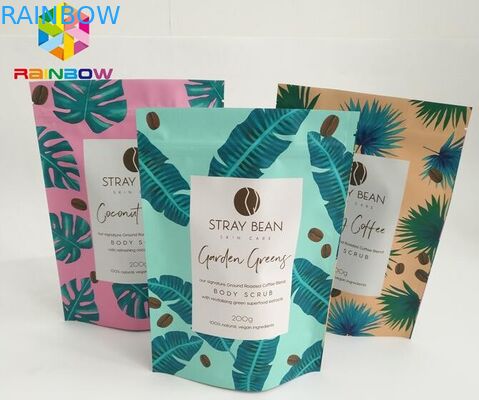 Tas Garam Mandi Aluminium Foil Matte yang Diterima Kustom, Kemasan Lulur Tubuh, Mylar Bags