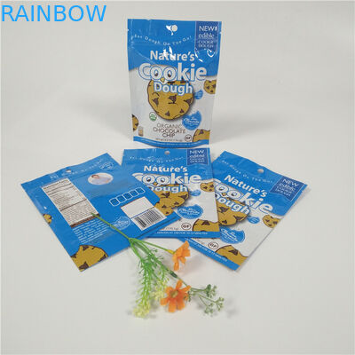 Tas Kemasan Aluminium Foil Matte yang Dapat Ditutup Kembali Berdiri Kantong Kemasan Makanan Kantong