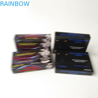 Logo Kustom Lensa Kontak Kosmetik Daur Ulang Kemasan Kotak Kertas Pil Mengkilap Bulu Mata Kertas Kemasan Rias Persegi Panjang B