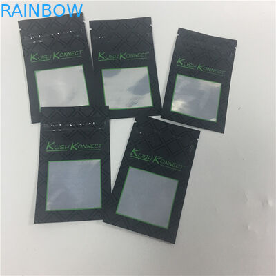 Cetak UV KUSH PE Cegah anak-anak membuka kantong tembakau dengan jendela