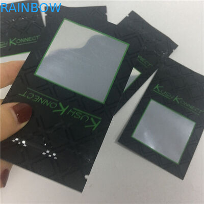 Cetak UV KUSH PE Cegah anak-anak membuka kantong tembakau dengan jendela