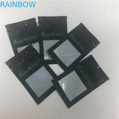 Cetak UV KUSH PE Cegah anak-anak membuka kantong tembakau dengan jendela