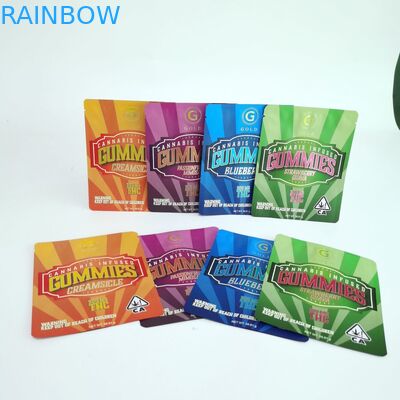 Tas Kemasan Aluminium Foil Mengkilap yang Diterima Kustom, Tas Kemasan Mylar yang Dapat Ditutup Kembali