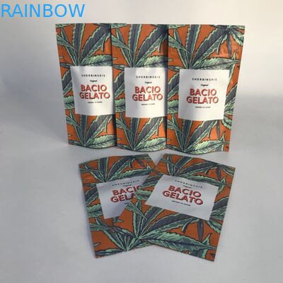 Kustom Diterima Aluminium Foil Matte Berdiri Tas Kemasan Cannabsis