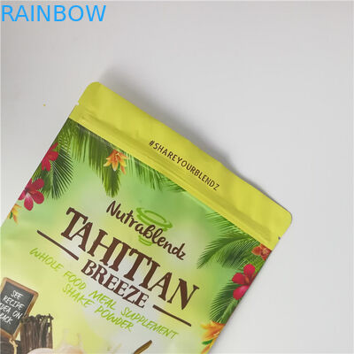 Tas Kemasan Makanan Ringan yang Diterima Kustom dengan Kantong Ritsleting Aluminium Foil