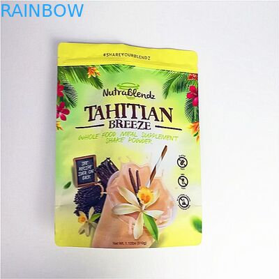 Tas Kemasan Makanan Ringan yang Diterima Kustom dengan Kantong Ritsleting Aluminium Foil