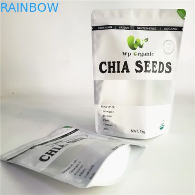 Digital Printing Transparan Flat Pouches Zip Lock Kantong Plastik Disesuaikan