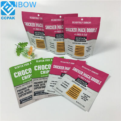 Tas Kantong Makanan yang Dapat Ditutup Kembali dengan Tas Pakcgaing Zip Lock untuk Buah Kering Kacang