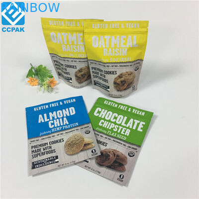 Tas Kantong Makanan yang Dapat Ditutup Kembali dengan Tas Pakcgaing Zip Lock untuk Buah Kering Kacang