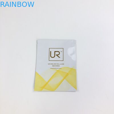 Sampel gratis tas datar segel 3 sisi berkualitas tinggi dengan kantong aluminium foil takik air mata