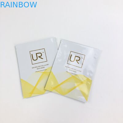 Sampel gratis tas datar segel 3 sisi berkualitas tinggi dengan kantong aluminium foil takik air mata