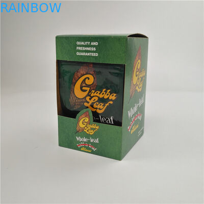 Custom Printed Aluminium Foil Natural Grabba Leaf Wraps Package Bags Dan Display Box Untuk Pembungkus Daun Bunga Kering