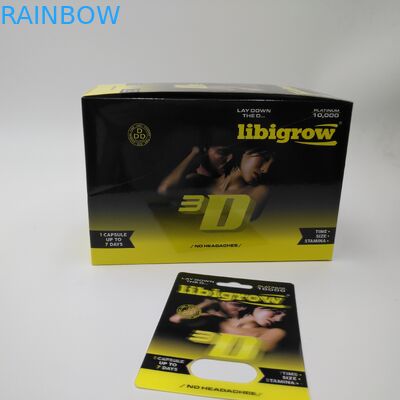 Kartu Kertas Magnum Kotak Papaer Disesuaikan Untuk Kemasan Kapsul Pil