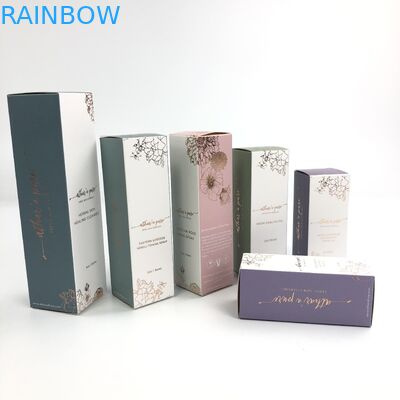 Film Glossy UV Matt Kustom Dengan Ketebalan 400g Karton Putih Untuk Sampel Kosmetik Kemasan Kotak Kertas Minyak Argan