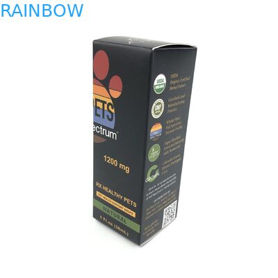 Film Glossy Kustom Dengan Ketebalan 400g Karton Putih Untuk Kemasan Kotak Perhiasan Botol Obat Spary