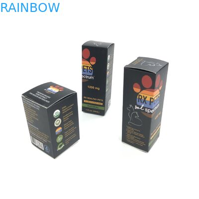 Film Glossy Kustom Dengan Ketebalan 400g Karton Putih Untuk Kemasan Kotak Perhiasan Botol Obat Spary