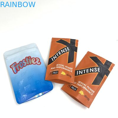 Kantong Stand Up Custom Resealable Dengan Ritsleting Untuk Kemasan Kantong Makanan Bayi Aluminium Sachet