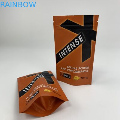 Kantong Stand Up Custom Resealable Dengan Ritsleting Untuk Kemasan Kantong Makanan Bayi Aluminium Sachet