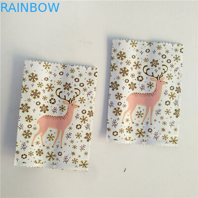 MOPP CMYK 150micron Tas Kemasan Snack Bar Dengan Tepi Bergerigi