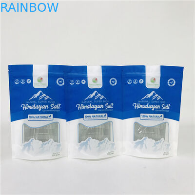 Tas Platic Digital Printing dengan Clear Window Stand up Packaging Bags