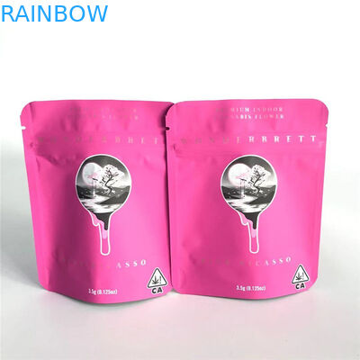 Tas Kemasan Gummy Stok Kustom Diterima Soft Touch Stand up Bags