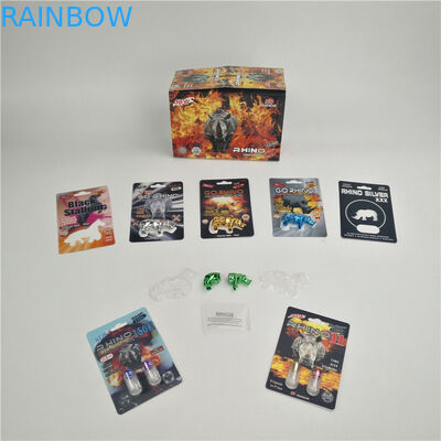 Pencetakan Gravure 90mic 3d Blister Card Magnum SWAG Capsule