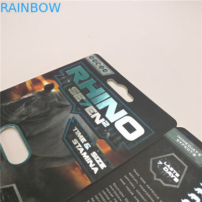 Pencetakan Gravure 90mic 3d Blister Card Magnum SWAG Capsule