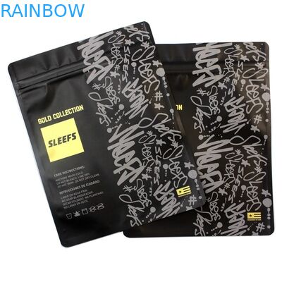 Cetak Logo Promosi Zipper T-shirt Zip lock Transparan Opp Packaging Garment Polybag