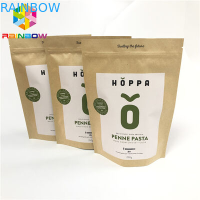 Gravnre Printing VMPET Tas Kertas Kemasan Makanan Dengan Ritsleting