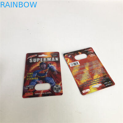 Kartu Blister Lenticular 3D Plastik Embossing 10mm