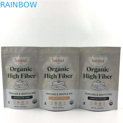 Kantung Berdiri Digital Printing untuk Kantong Aluminium Foil Buah Kering untuk Kemasan Makanan Ringan