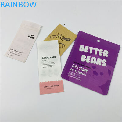 Gravnre Printing MOPP VMPET Ziplock Tas Segel Tiga Sisi