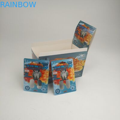 FDA 200mic Rhino 7 50000 3D Blister Card tahan air