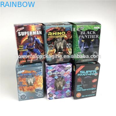 FDA 200mic Rhino 7 50000 3D Blister Card tahan air